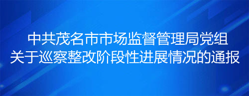 中共bte365正规网站_365bet网站_必发365手机app市场监督管理局党组关于巡察整改阶段性进展情况的通报